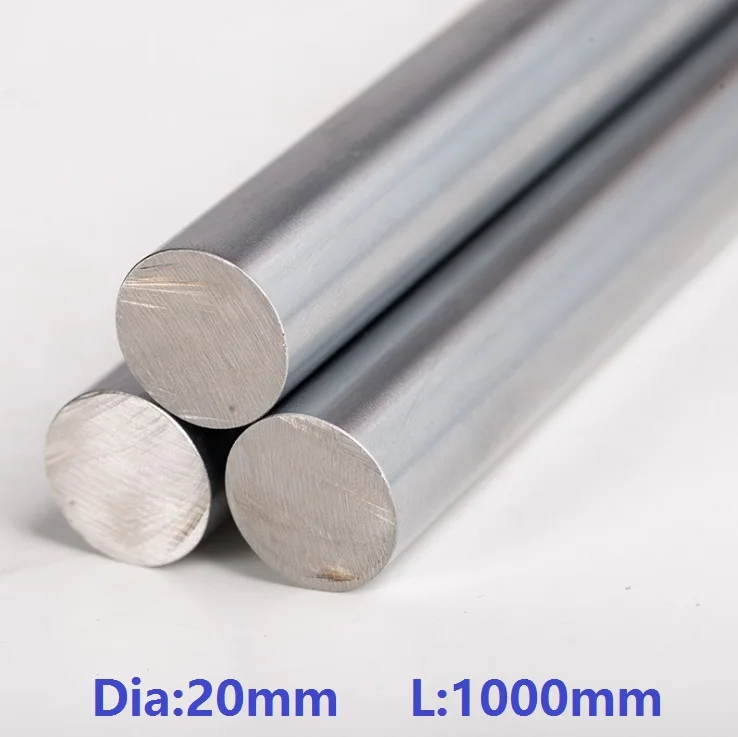 

4pcs/lot 20mm linear shaft -L 1000mm chromed plated shaft 20mmx1000mm hardened shaft CNC parts 3d printer steel rod bar