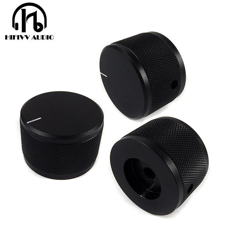 Алюминиевая ручка громкости 1 шт. диаметр 38 мм высота 25 мм усилитель Потенциометр ручка