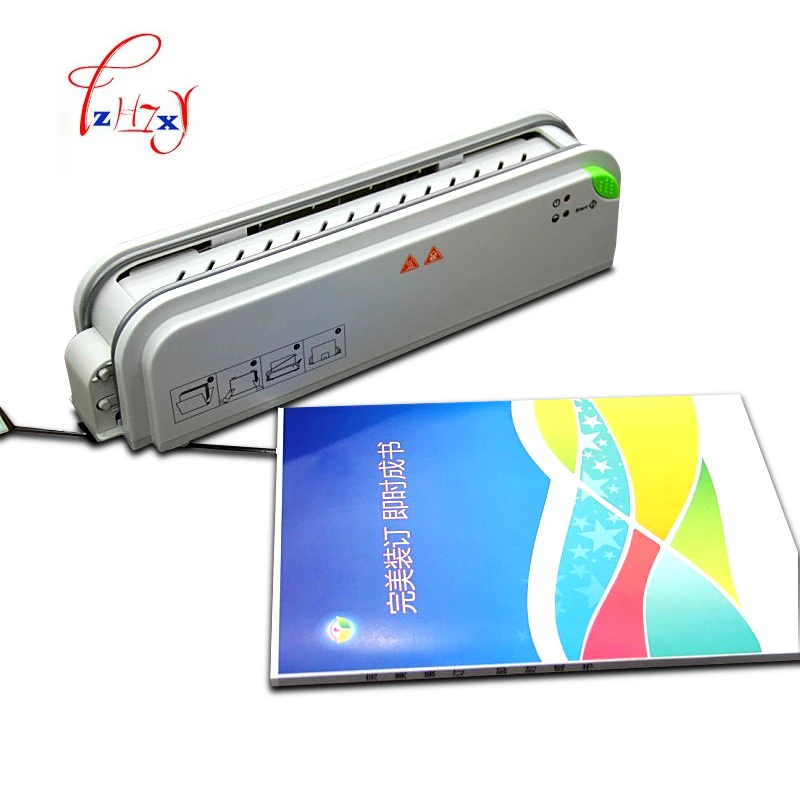 Machine à relier automatique à colle chaude F350, pour documents, papier, fichiers, livres financiers, fabricant de livrets, 1 pièce