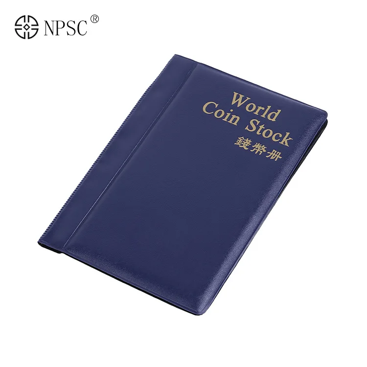 PVC Vertical Straight-in Small Coin Organizer Commemorative Coin Collection 120 Grids World Coin Stock