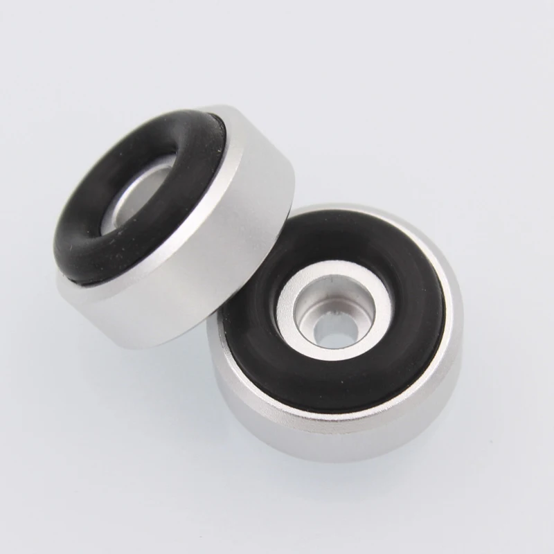 HIFIDIY LIVE-Alumínio Speaker Box Spikes Stand Feet Pad, DAC Amplificador, Decodificador, Áudio, Computer Rubber Buffer, Floor Foot Nail, M20 x 8