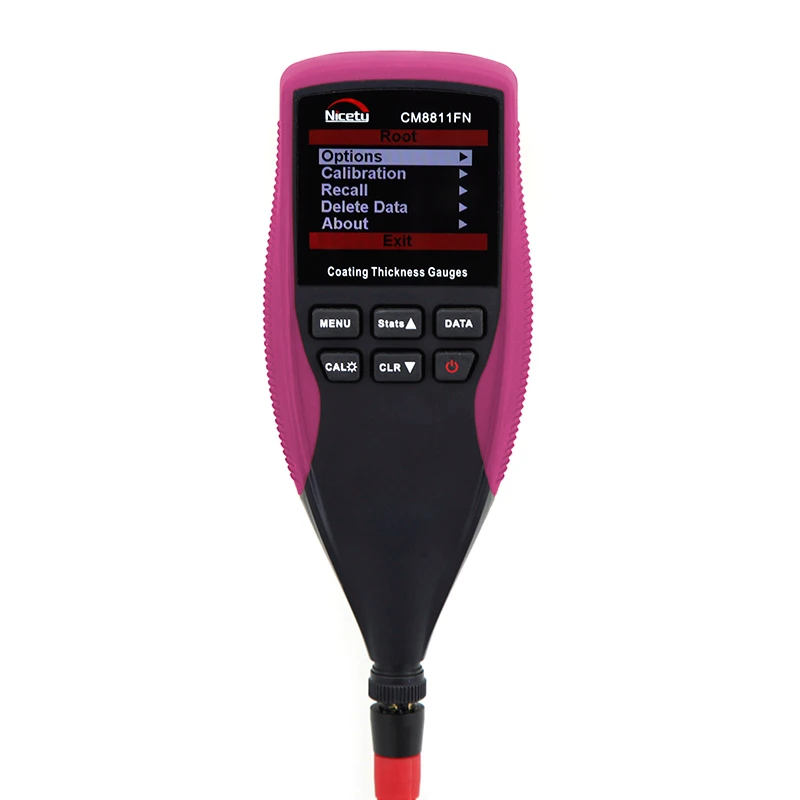 Nicety Car Paint Thickness Gauge Coating Thickness Meter Paint Gauge Film Meter Thickness 0-1250um/0-50mil With Probes CM8811FN