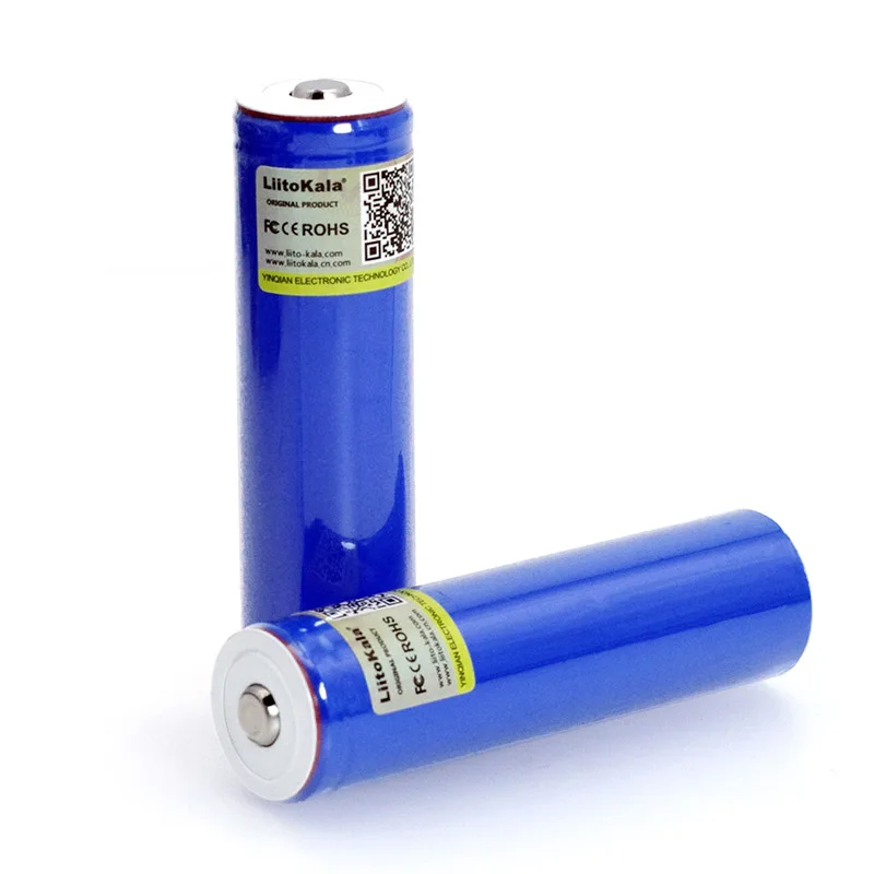 Перезаряжаемая литиевая батарея Liitokala 18650 3,7 в ма, батареи для вспышки, светодиодсветильник батарея + заостренный