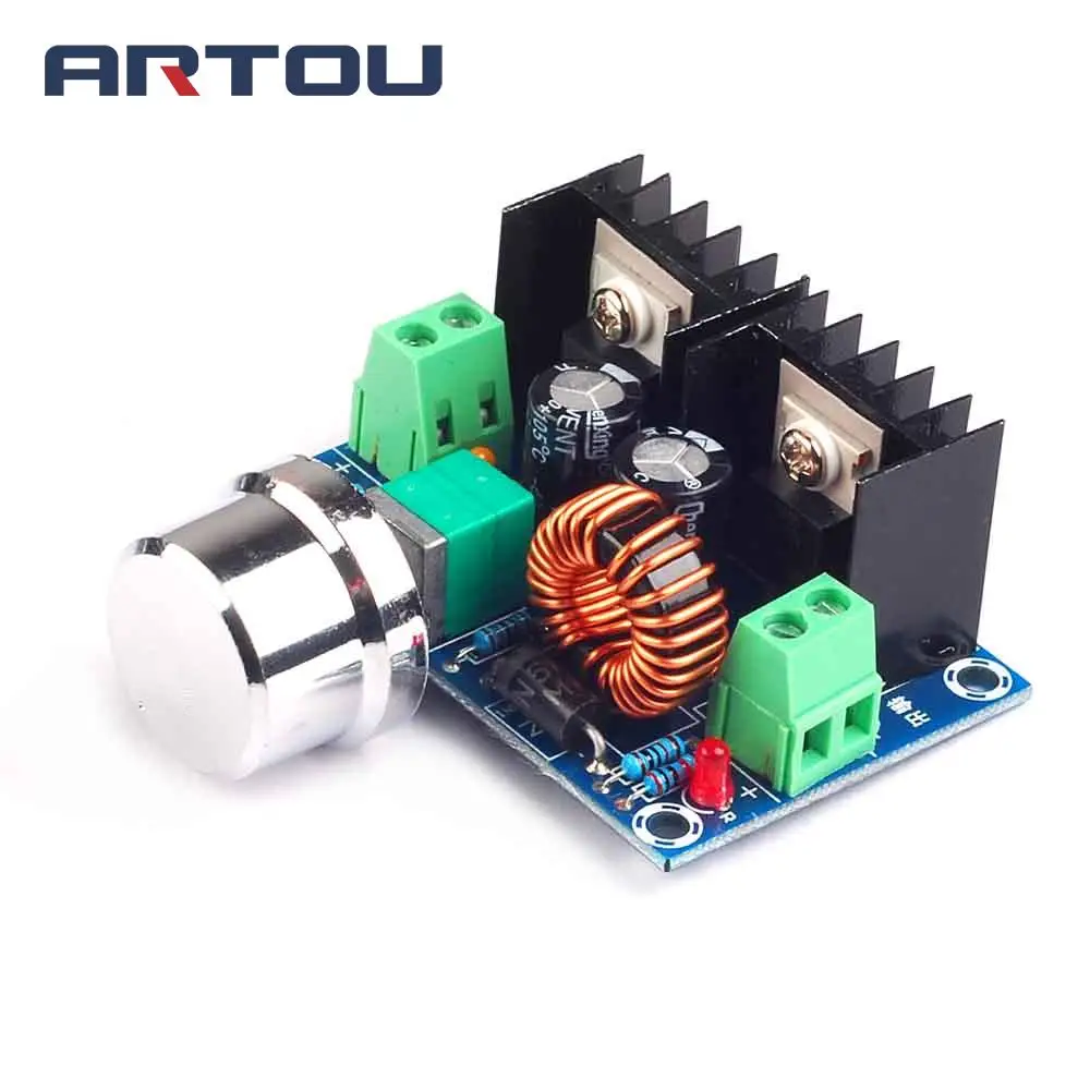 XH-M401 DC-DC Step Down Buck Converter Power Supply Module XL4016E1 PWM Adjustable 4-40V To 1.25-36V Step Down Board 8A 200W