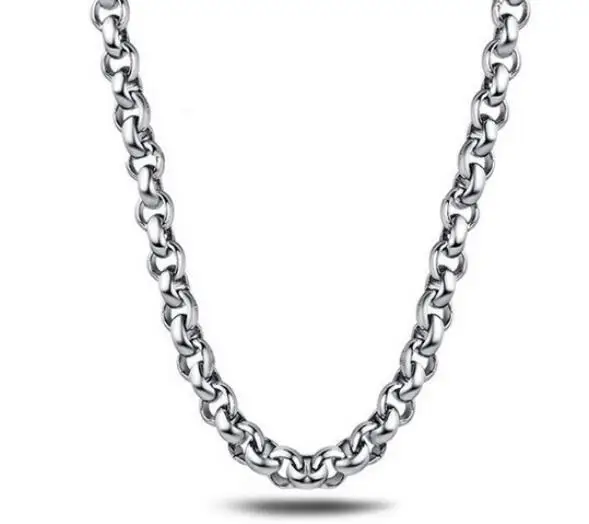 3 meters lot Stainless Steel Fashion Rolo chain Jewelry findings marking DIY