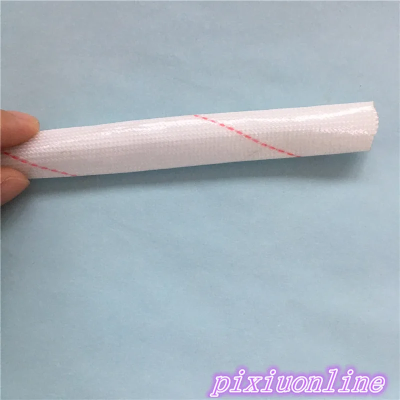 0.9M YL449Y 12MM Diameter High Temperature Sleeve Alkali-free Glass Fiber Tube Power Cord Bushing Wire Casing Quality On Sale