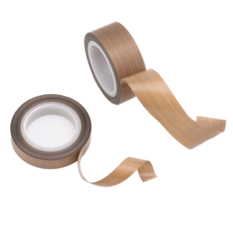 PTFE Fabric Tape High Temperature Resistance Insulation Tape Vacuum Machine Sealing for Teflon Tape Anti-Static Easy to 517A