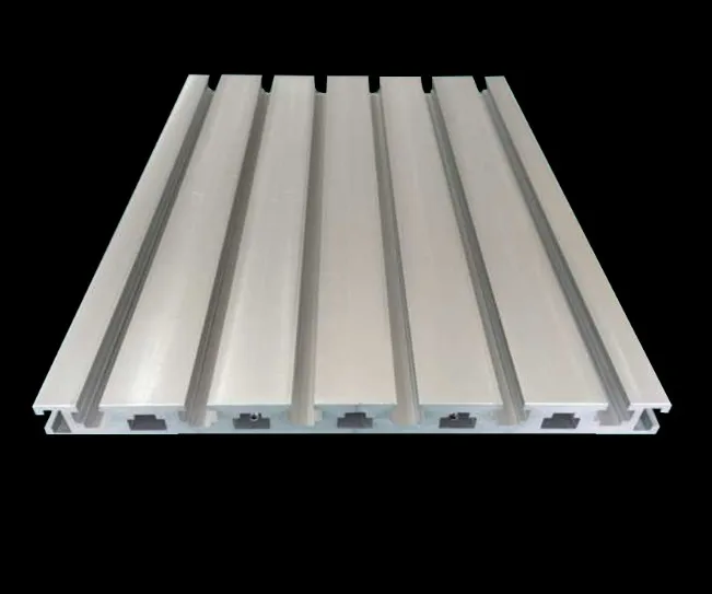 Industrial Aluminum Profile for CNC Engraving Machine Center Guide Rail Working Table 20mm Thick High Strength 1420*240 mm