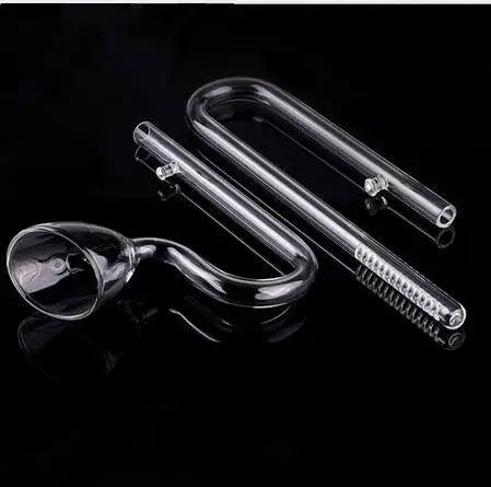 Aquarium ADA style 13/17mm Glass Lily Pipe Inflow Outflow The glass inlet and outlet water pipe in Bell grass cylinder oil film