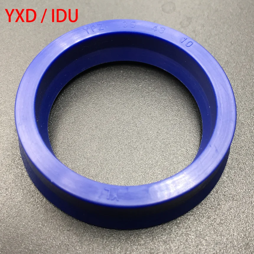 YXD IDU 205*221*18 205x221x18 210*226*18 210x226x18 Blue Hydraulic Cylinder TPU Piston Rod Grooved U Lip O Ring Gasket Oil Seal