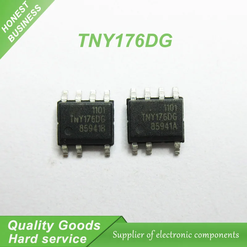 

20pcs TNY176DG TNY176 SOP-8 AC/DC Converters 15W (85-265 VAC) 19 W (230 VAC) new original