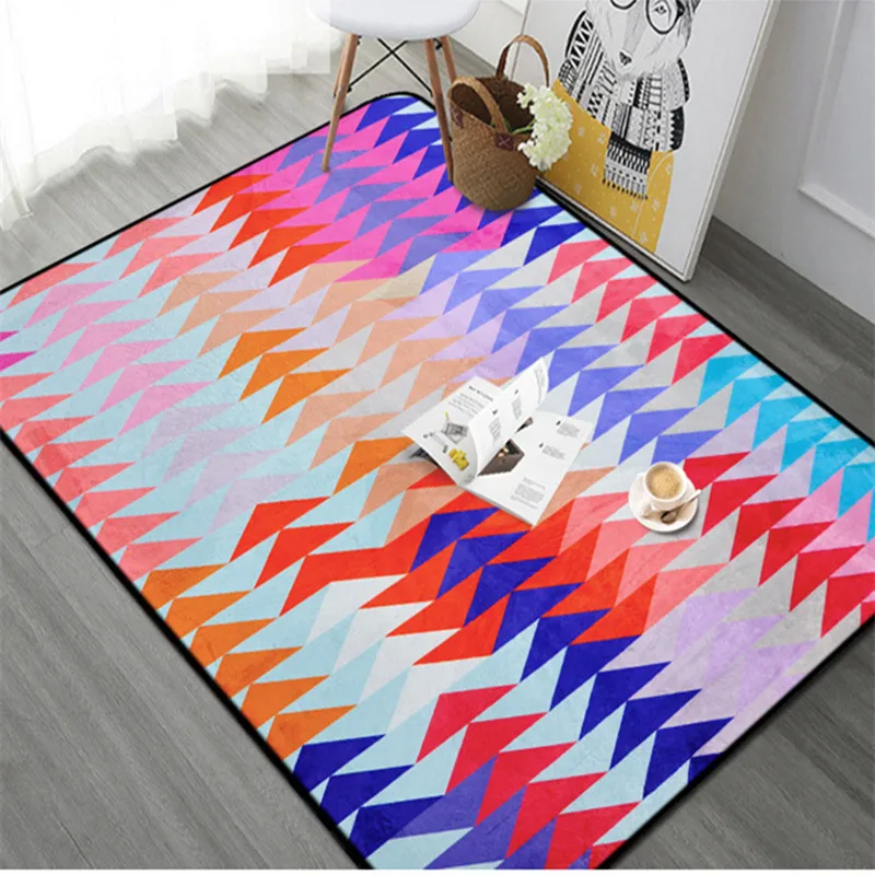 

Geometric Triangular Shape series large Area Carpets for Living Room Rugs Bedroom Coffee Table Rugs Cloakroom Floor Mat Carpet