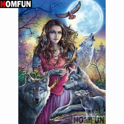 HOMFUN Full Square/Round Drill 5D DIY Diamond Painting