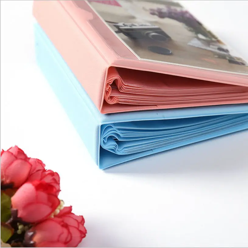 Photo Album 32 Pockets 5 Inch Mini Photo Album Film Storage Book for Fujifilm Instax Wide 300, Wide 210, Wide 200 Photos