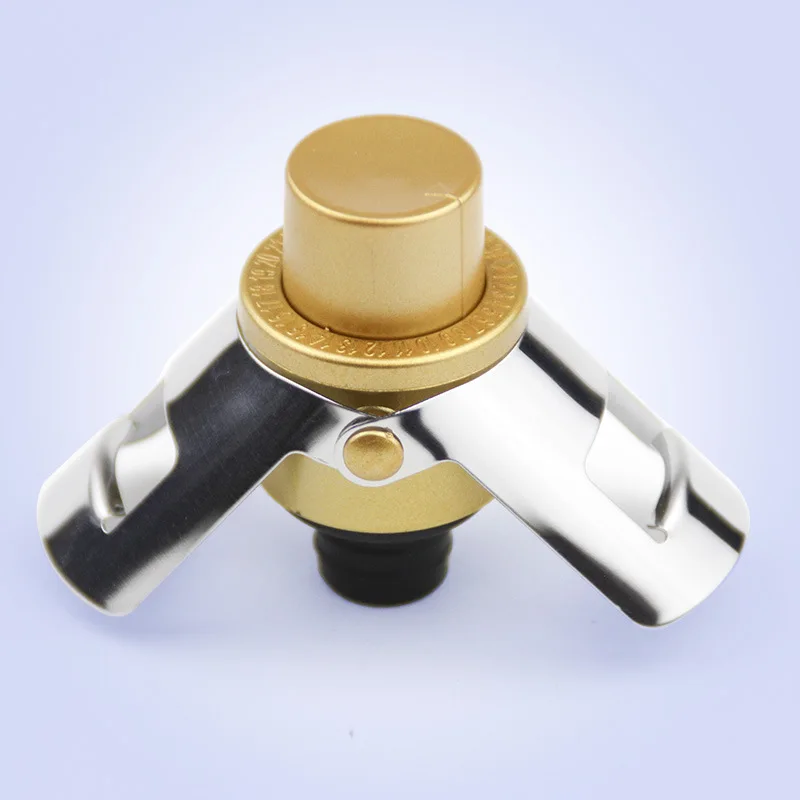 100pcs Stainless Steel Champagne Stopper Sparkling Wine Bottle Plug Sealer Wings Design Wine Bottle Stoppers ZA6388