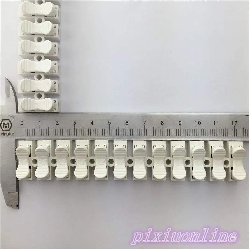 5pcs 12p Spring Wire Quick Connector Splice L18 Clamp Terminal No Welding No Screw Cable 12 Way Led Strip CH-12  High Quality