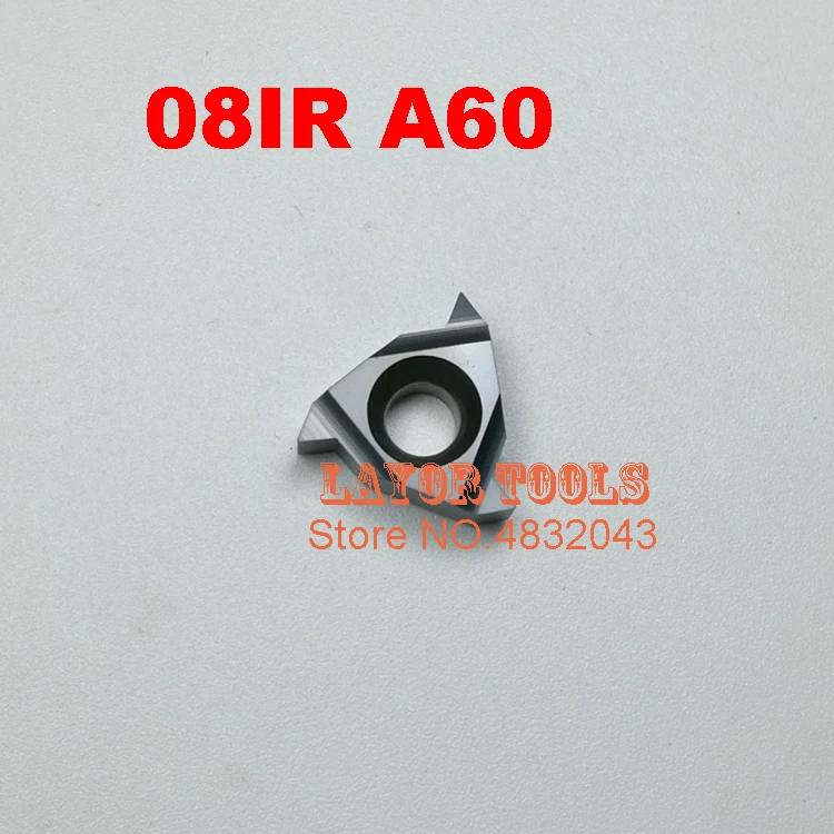 10pcs 08 IR A 60 ,Indexable Tungsten Carbide Threading Lathe Inserts for Threaded Lathe Holder,suit SNR0008K08 OR SNR0007K08