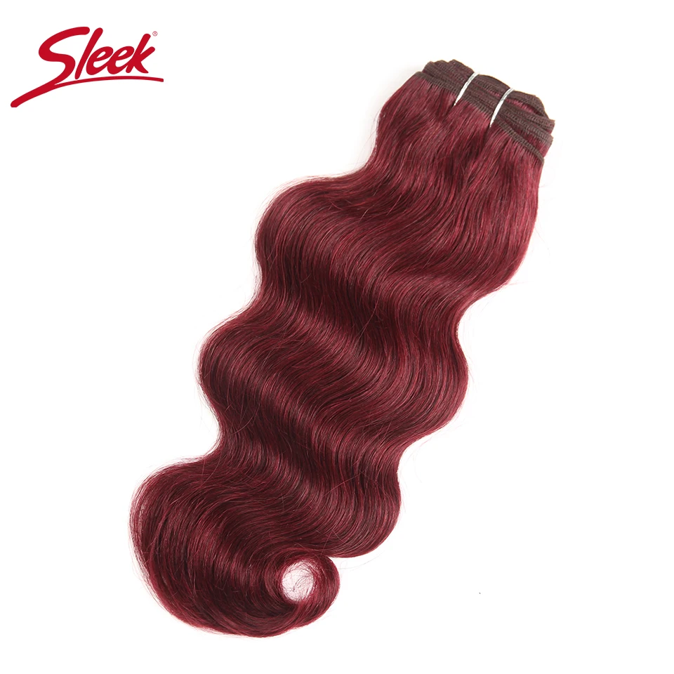 Şık Brezilyalı Doğal Vücut Dalga Saç 1 Paket Renkli #27 #30 # 99J # Bordo Kırmızı Remy insan saçı örgüsü uzantıları 10-22 Inç