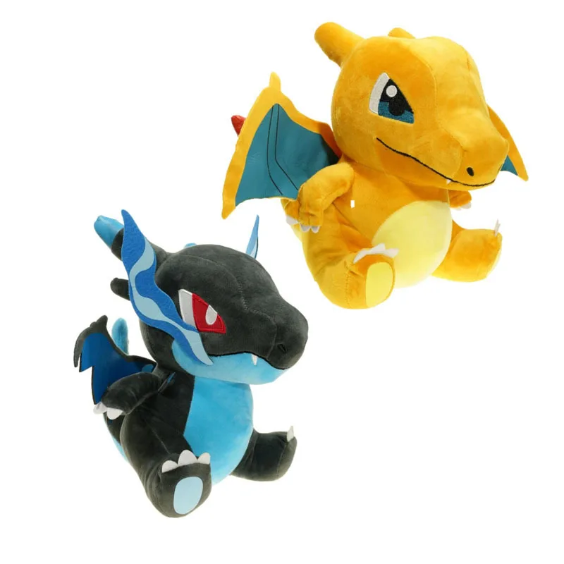 Q Version Of MAGE Blue Charizard Doll XY Evolution Version Of Charizard Plush Toys Original Gift For Children's Day