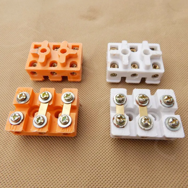จัดส่งฟรี 0.37-2.2KW Single Phase ไฟฟ้ามอเตอร์เชื่อมต่อ Terminal Splice Terminal BLOCK Terminal แผ่น Patch BOARD