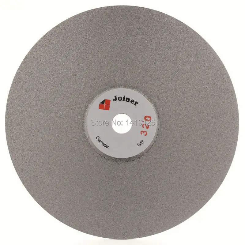 

6" inch 150 mm Grit 320 Diamond Grinding Disc Abrasive Wheel Coated Flat Lap Disk for Gemstone Jewelry Glass Rock Lapidary