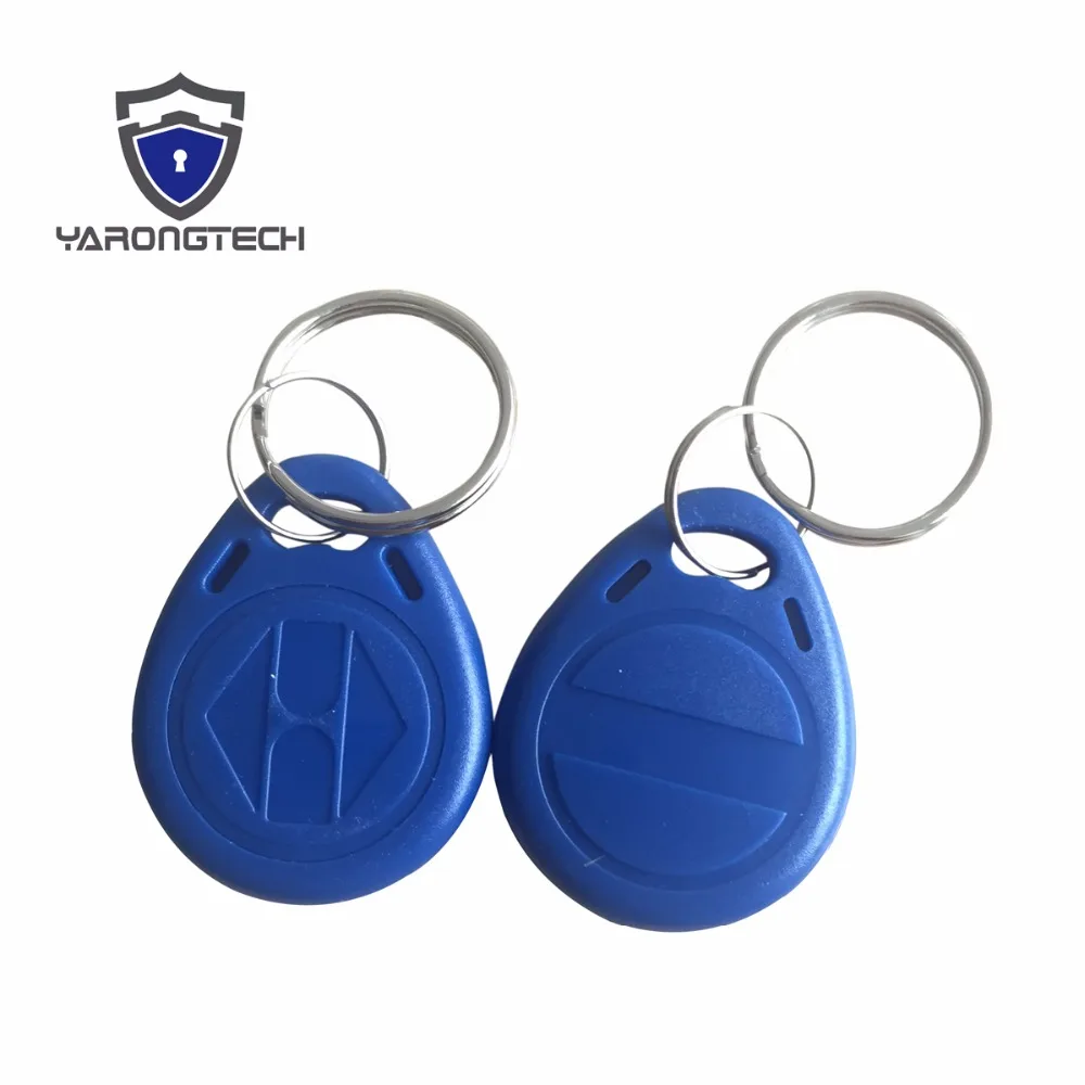 100pcs 125khz rewritable T5577 rfid keyfobs/tag for hotel key