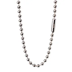 JustNeo Solid 925 Sterling Silver Ball Chain Necklace 16-36inch,Basic Chains for Pendants