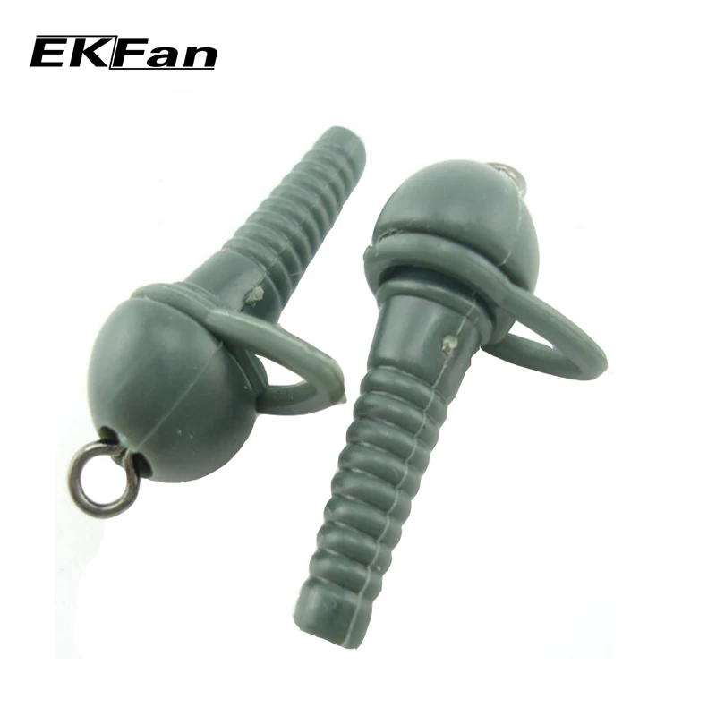 20pcs Line Rig Aligner Hook Sleeves For Carp Fishing Hook Accessories End Tackle Fishing Swivel