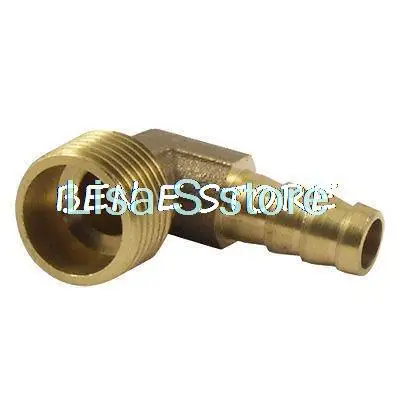 

Brass 3/10" Hose Barb x 3/5" Thread Right Angle Elbow Barbed Coupler Connector