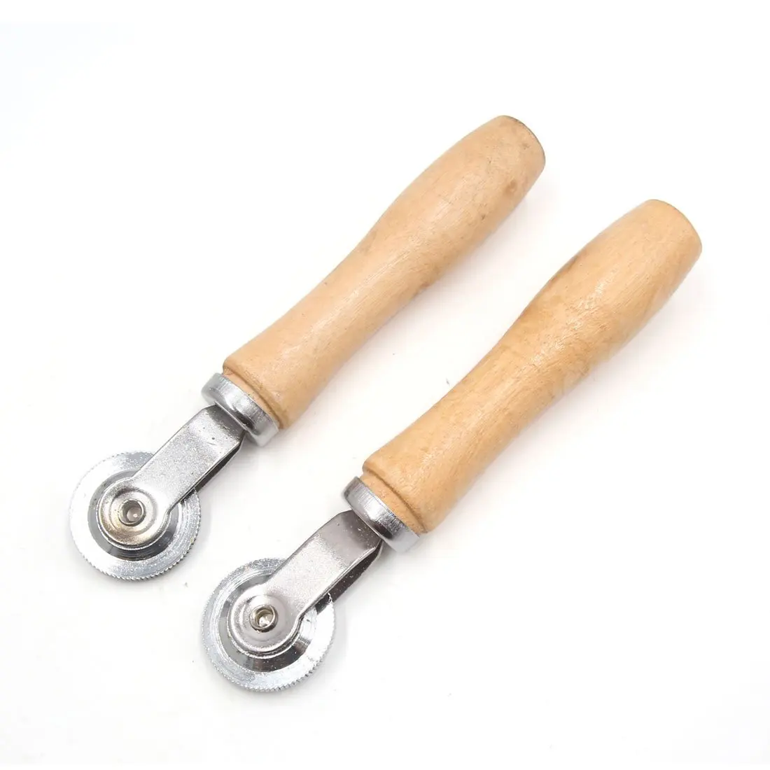 

uxcell Car Auto Wooden Handle Bearing Roller Tire Repair Tube Patch Tyre Tool 2Pcs