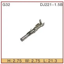 Free shipping Auto car splices wire terminal G32 crimp terminal electrical pin terminal DJ221-1.5B