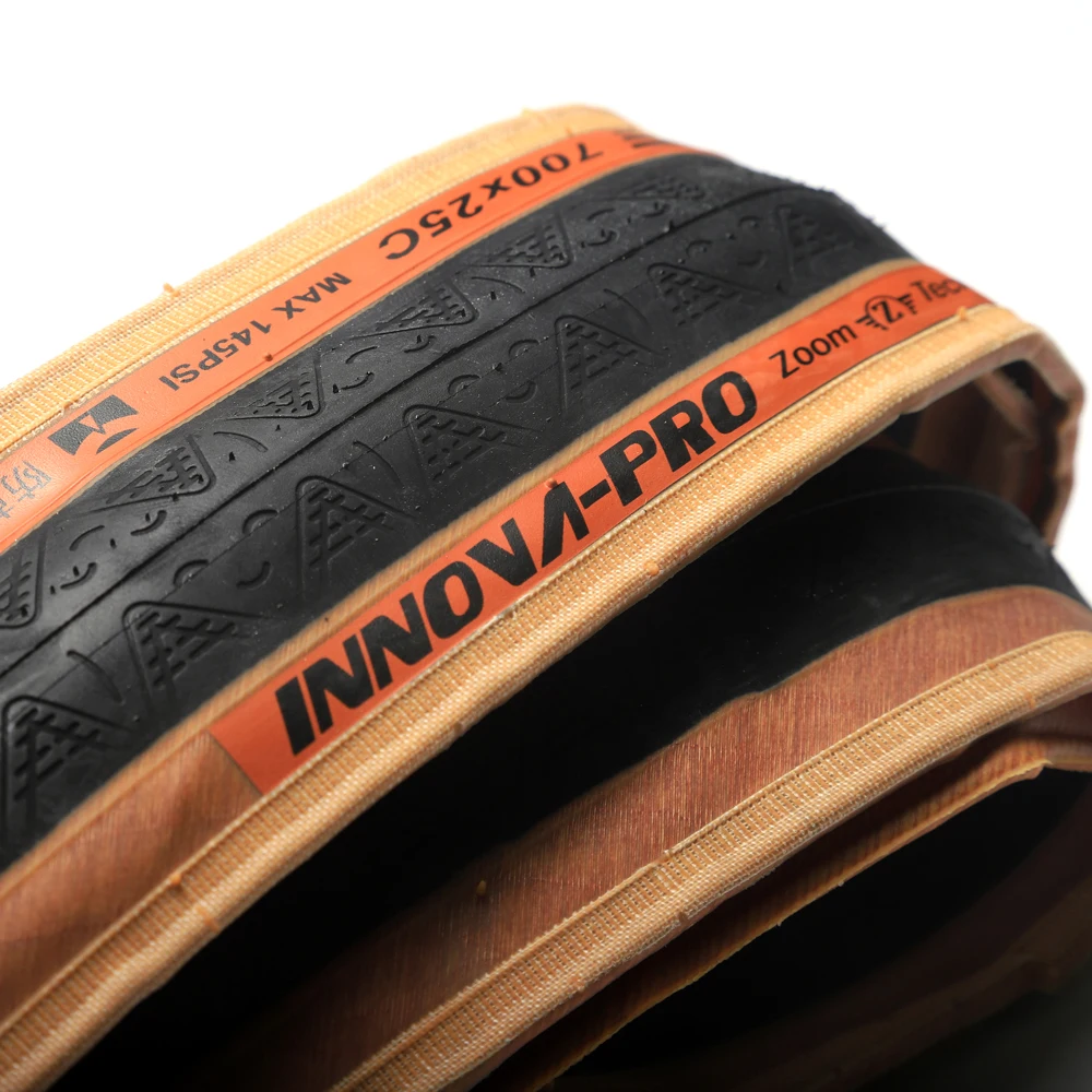 Innova-ケブラー付き自転車タイヤ,700 x 23c,25c,120tpi,700g,超軽量