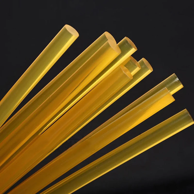 5pcs/lot 27cm Hot Melt PDR Glue Sticks Car Body Paintless Dent Repair Puller Tool Yellow