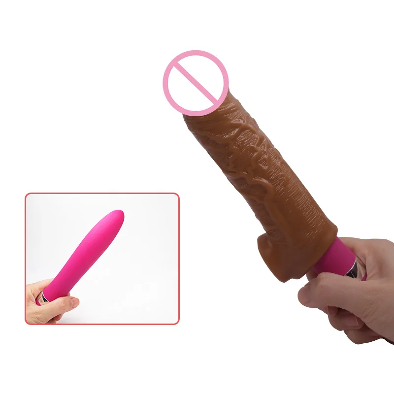 Reusable Condoms For Penis Enlargement Thick Penis Sleeve Extender Cock Rings Intimate Goods Erotic Sex Toys Nozzle Head