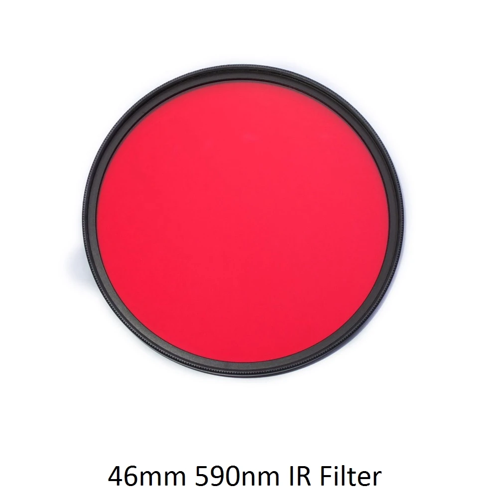 

46mm 590nm R59 Infrared IR Optical Grade Filter for Camera Lens