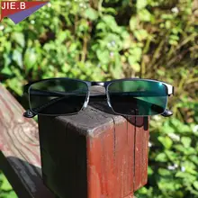 Titanium Alloy Photochromic Sunglasses Men #4