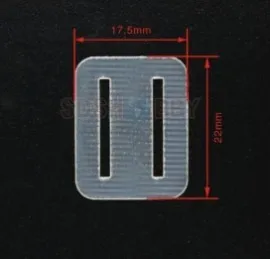 Plug-in ramię z włókna szklanego sterowania róg 3x1.5x17.5x20xH30mm