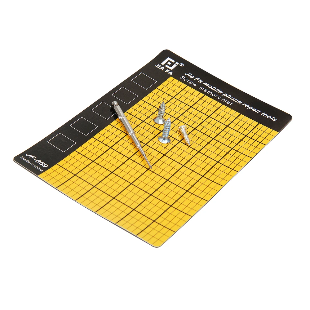 ESPLB Magnetische Schrauben-Speichermatte, Mini-Diagramm-Arbeitspad für kleine kleine Schrauben, fasst Reparaturwerkzeuge, 5,7 x 3,5 Zoll – Detail 3
