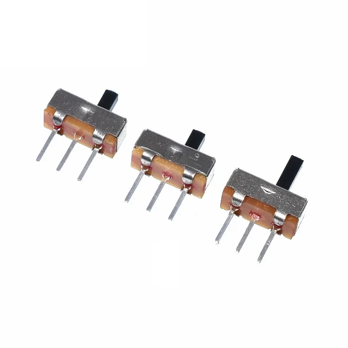 20 قطعة/الوحدة SS12D00G3 SS-12D00G3 الشريحة التبديل 2 موقف SPDT 1P2T 3Pin PCB لوحة صغيرة العمودي تبديل مفاتيح DIY بها بنفسك