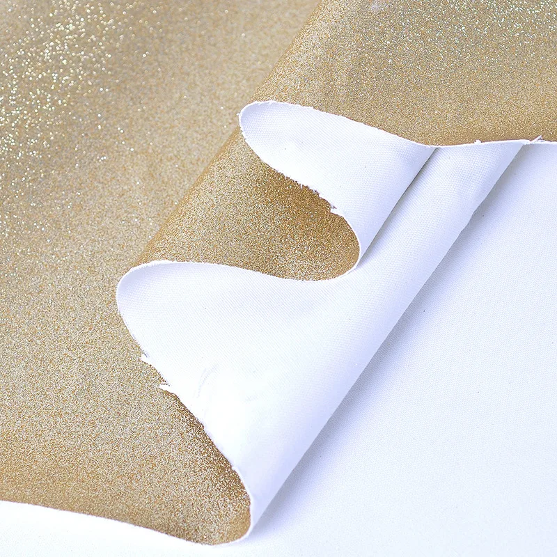 25cm*34cm Glitter Faux Leather Fabric Synthetic Leather For DIY Handmade Sew Clothes Accessories Supplies