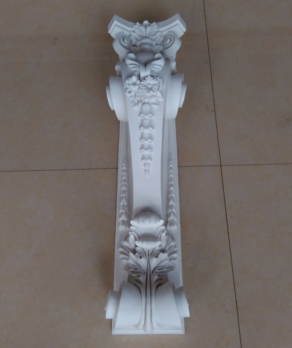 Polyurethane Corbel Fireplace Mantel decoration PU Entrance Ornament Portal decorating Wall Moulding components