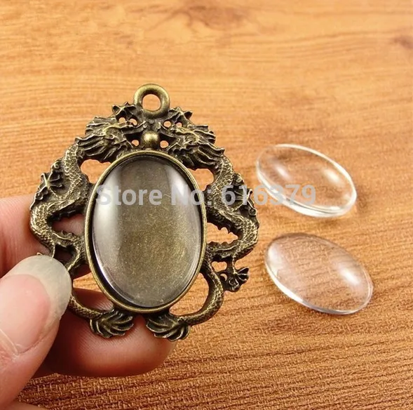 

Оптовая продажа DIY диаметр 25*18 мм овальная плоская задняя прозрачная стеклянная кабошон подходит для камео настройки 50 шт