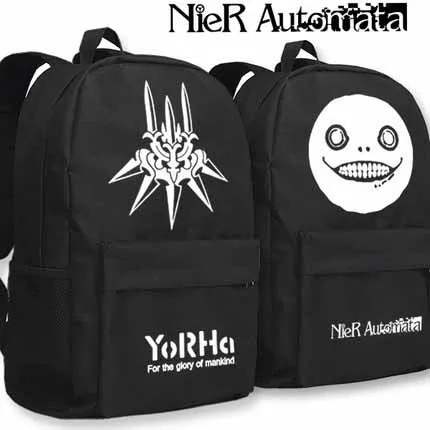 

Новинка сумка NieR Automata Косплей рюкзак YoRHa Тип B № 2 и 9S мультяшная сумка аниме оксфордская школьная сумка