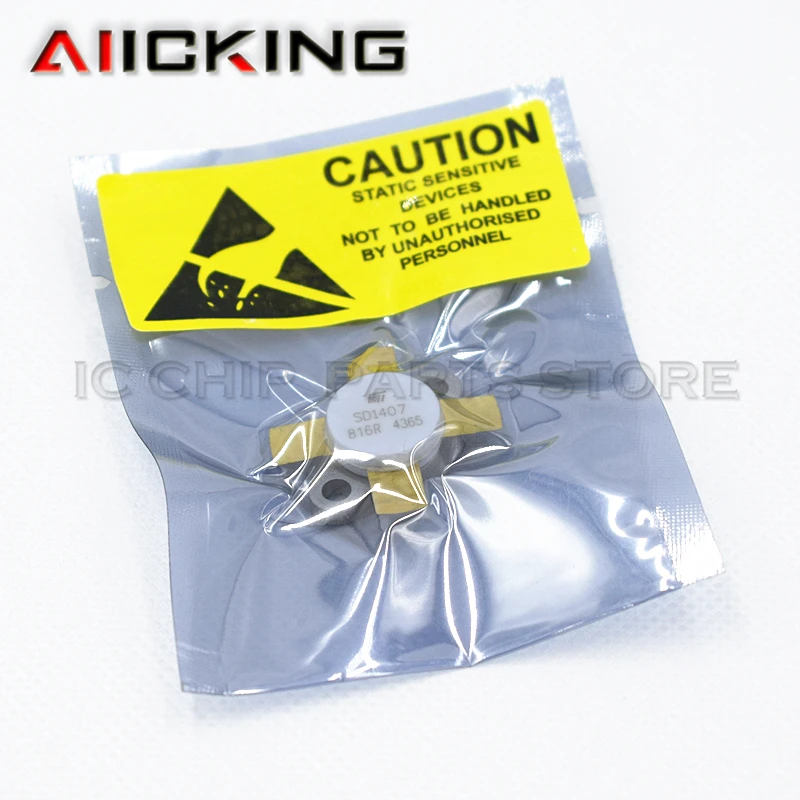 Transistor bipolaire d'amplification de puissance morte élevée, tube RF SMD, silicium, NPN, original, en stock, SD1407, 1 pièce