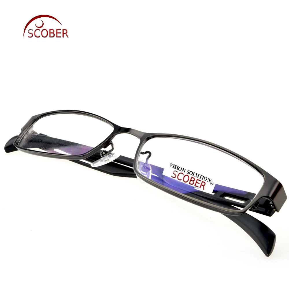 Lentes Opticos Mujer All Full-rim Metallic Optical Custom Made Lenses Reading Myopia Photochromic Polarized Progressive Glasses