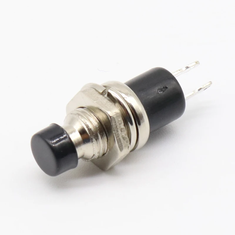 6pcs 7mm Momentary Push button Switch Press the reset switch Momentary On Off Push Button Micro Switch Normally Open NO