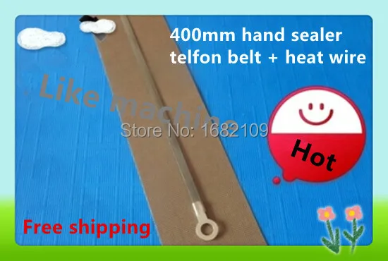 Free shipping Heating wire heater element for 400mm hand sealer  width 5mm,400mm hand sealer  width 2mm,300mm   width 2mm