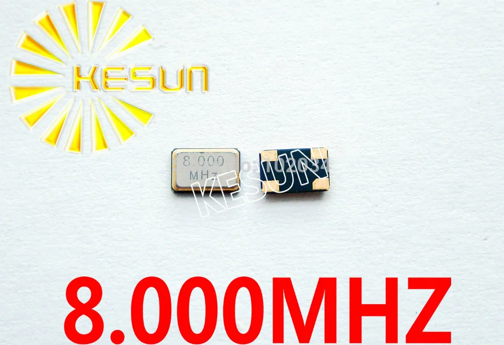 

8M 8MHZ 8.000MHZ 5*3.2mm 5032 4Pin SMD XTAL Crystal Oscillator x 50PCS