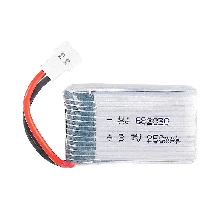 682030 4pcs/lot Lipo Battery 3.7V 250mAH  For  X11C X701 U830 FY310 Remote Control Aircraft aircraft parts 3.7V 250mA XH plug