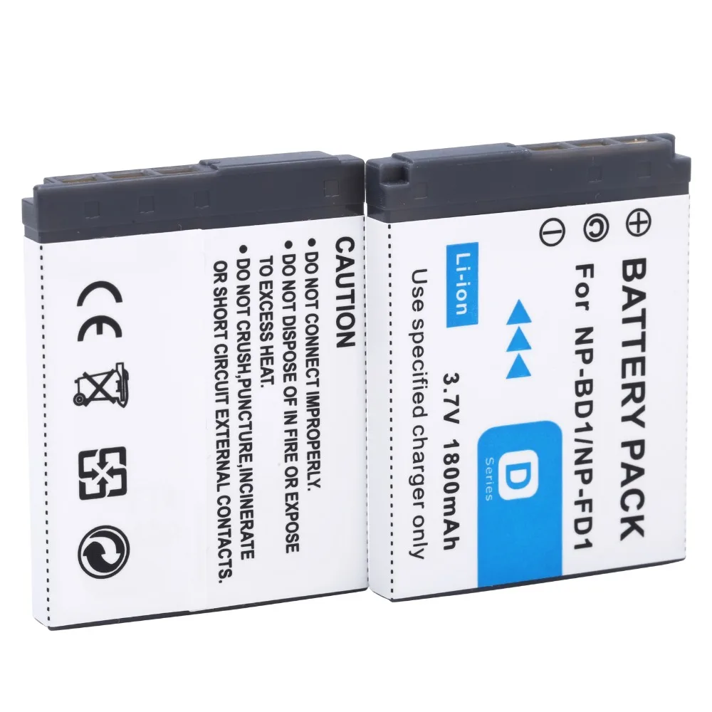 NP-BD1 Battery + Charger for SONY Cyber-Shot DSC-T700H DSC-T900 DSC-T900B DSC-T2 DSC-T70 DSC-T75 DSC-T77 DSC-T90 DSC-T200 DSC-T3